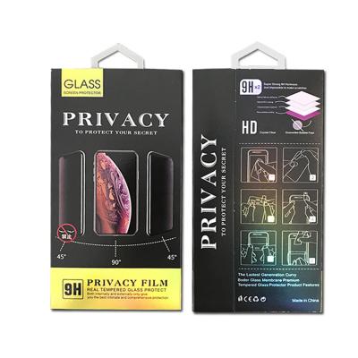 China Cheap Cell Phone Price Phone Privacy Tempered Glass Screen Protector For Iphone 7/8 for sale