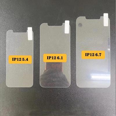 China 98% Transparent Models 0.33mm 2.5D 9H Hot Selling Mobile Phone Tempered Glass Screen Protector For iPhone 12 for sale