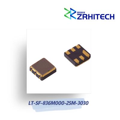 Китай 836.5MHz SMT RF SAW Пропускный фильтр SMD 3.0 мм TA0968A продается