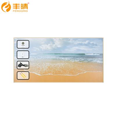 China Decorative Far Infrared Ceramic Wall Painting of Sun, Beach and Sea Heating for sale