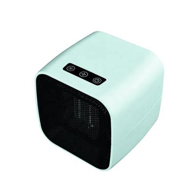 China 3 seconds heating quickly warm without waiting Mini Portable Personal Desk Warm Fan Heater Electric Heaters 650W 220V 0.545KGS for sale