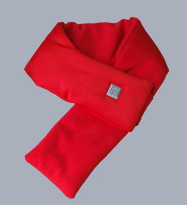 China Medium Portable Neck Power USB Energy Skin Friendly Far Infrared Heating Red Scarf for sale