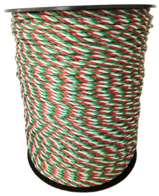 China Easily Assembled Poly Electric Fence Rope With Conductors For Horse Restraint for sale