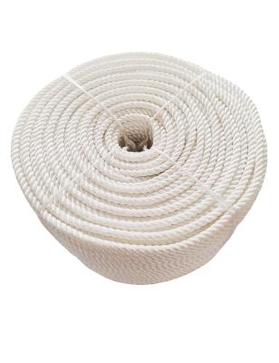 China Underwater Marine High Quality Polyester Twisted Rope White Color For Underwater Marine Use for sale