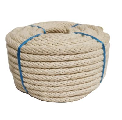 China Solid Braided Natural Cotton Rope 12 Strands for sale