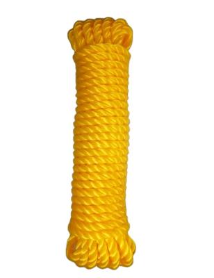 China PE 3 Strand New PP Material PE Twisted Rope For Floats Luffy for sale