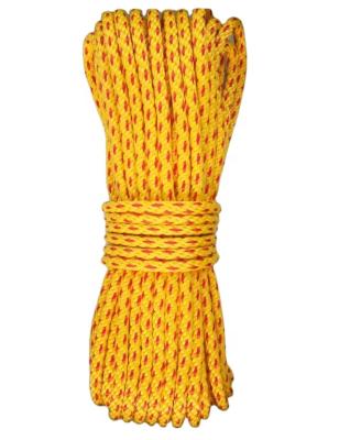 China Good quality and good quality and high strength pp solid braided rope for sale