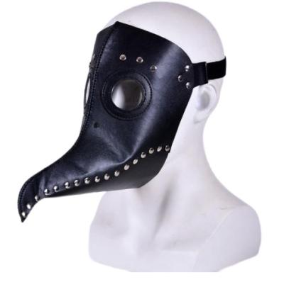 China PU Custom Design Reactive Mask For DJ Praise Party Event Festival Case Halloween Beak Plague Doctor Beak Cosplay Mask for sale