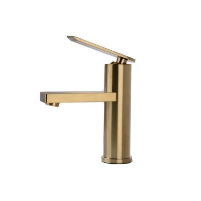 China Metered Faucets Single Handle Basin Brass Faucet Bathroom Faucet Basin Faucet for sale