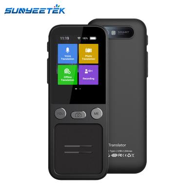 China Wifi Sunyeetek T16 AI Intelligent Language Translator Device 137 Languages ​​Photo Translation Traducir For Germany Spanish Translator for sale