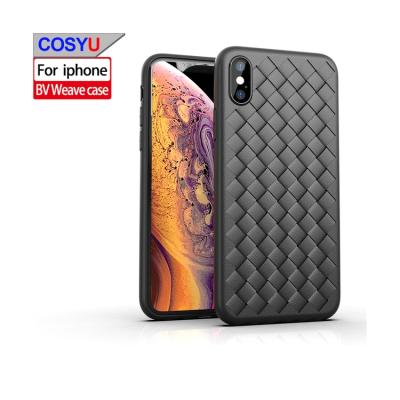 China New classic woven heat dissipation and sweatproof edge cell phone case for iphone& samsung& huawei& xiaomi for sale