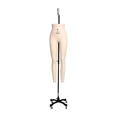 China Handcrafted Female Leg Mannequin Lower Body Pant Dress Form Half Body Pants Mannequin for sale