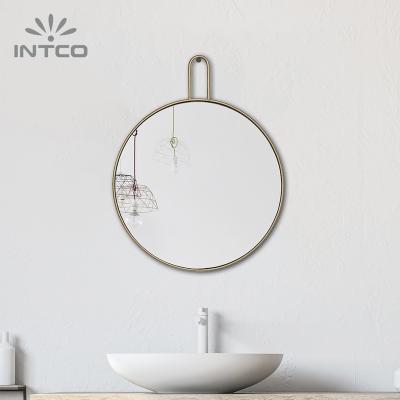 China INTCO Newcomer Custom Irregular House Frame And Home Eco - Friendly Durable Mirror Round Metal for sale