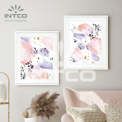 China INTCO Abstract Graffiti Mambo Picture With Glass Pieces 2-Sided Wall Decor Set for sale