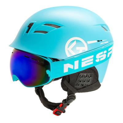 China Skiing manufacturer direct sales are equipped with ski goggles, ASTM certified super discounted custom ultralight children's ski helmet for sale