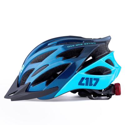 China Bicycle Helmet Cycling Helmet Mountain Bike Recycling Integrated Climbing Helmet With Warning Light Safety Climbing Helmets for sale