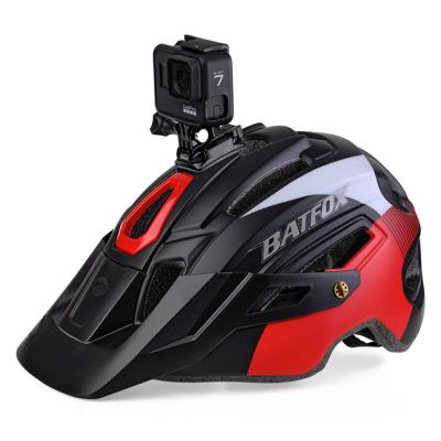 China Safety Bicycle Accessories Helemt Helmet Bike OEM and ODM Self Installed Camera Base Bicycle Helmet with LED Rear Lamp Suitable for Adult Bicycle Helmet for sale