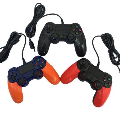 China Motion Feeling Factory Direct Sales Quality Assurance PS4 Wired Controller Dual Vibration Solution Stable PS4 Game Controller for sale