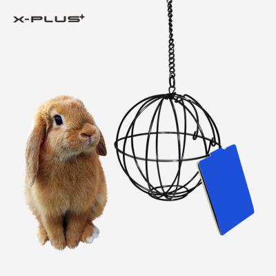 China Popular Hanging Toy Stocked 3 Inch Link Bunny Pet Hay Ball for sale