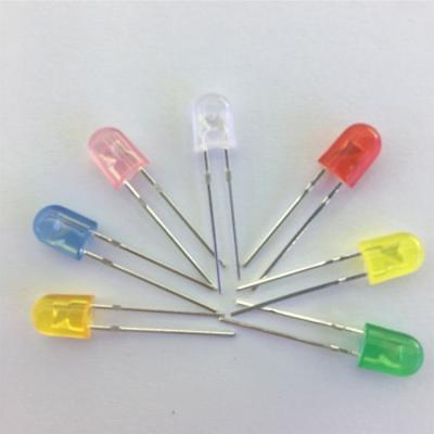 China DEPLOYMENT dip 546 oval led lamp 546 red /green/blue/white/pink/orange light emitting diode for sale