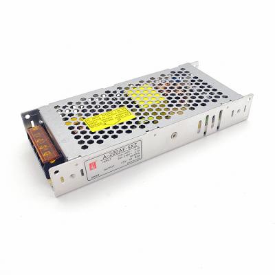 China Led display wholesale CHUANGLIAN sliding power supply for led display 5V 40A 200W with 110v/220v transfer switch button for sale