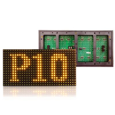 China P10 Indoor Professional Single Color Red/Yellow/Green/White/Blue Led Moving Message Board Programmable Banner Screen Text Display Sig for sale