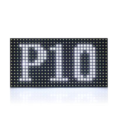 China P10 Control P10 Outdoor High Quality White Color SMD Screen Outdoor Led Module for sale