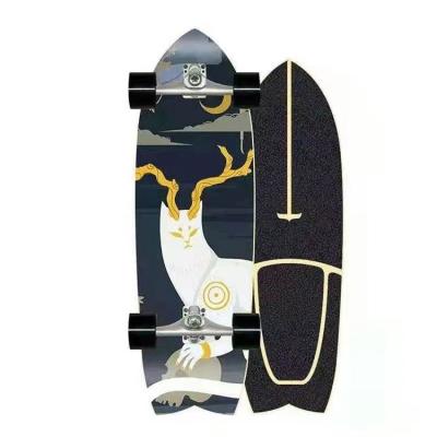 China New Production Surf Skateboard Complete Empty Skateboard For Adult 814mm*255mm for sale