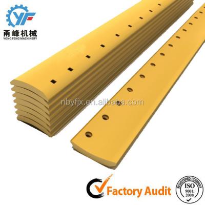 China Construction Motor Grader Blades Double Bevel Curved for sale