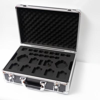 China Dropship Wholesale Aluminum Hair Tools Case Aluminum Tool Suitcase Case For Barber Shop for sale