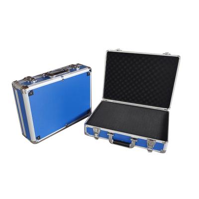 China Factory Made Blue Aluminum Storage Case Aluminum Alloy Tool Case Repair Equipment Case for sale