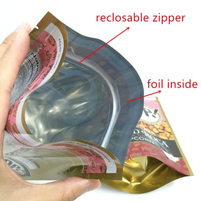 China Custom Printed Edible Bag ANTISTATIC Matte Black Smell Proof Packaging Mylar Bag for sale