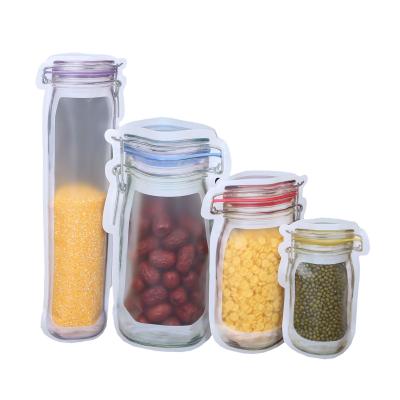 China Waterproof Barrier Mason Jar Snack Sandwich Airtight Seal Storage Food Saver Bags for sale