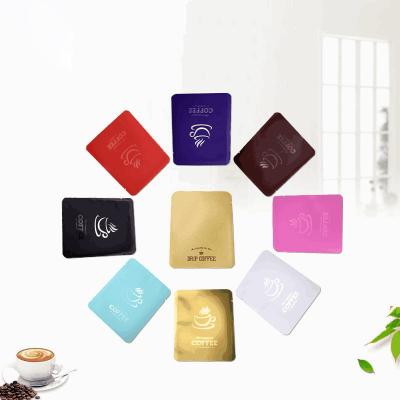 China Barrier Aluminum Foil Colored Kraft Paper Sachets Craft For Coffee Or Tea Food for sale