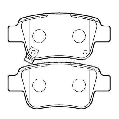 China Brake Disc Factory Used Brake Pads 04466-05010 For Mercedes-Benz W211 for sale