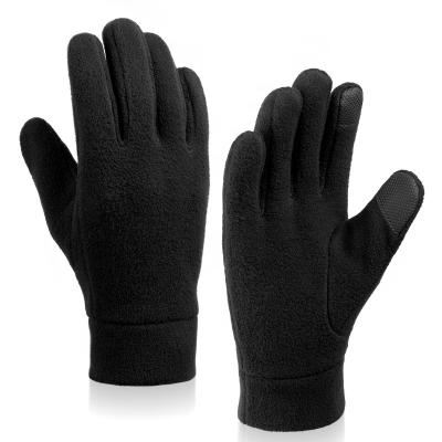 China Simply 100% Thermal Fleece Winter Hand Wear Gloves For Cold Weather Driving Increasing Running Snowfall Cycling for sale