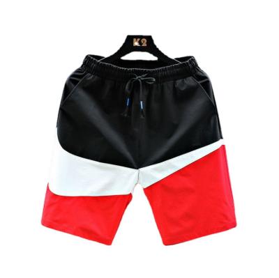 China Anti-wrinkle QC - 067 New Arrival 2021 Summer Men's Shorts Breathable Loose Patchwork Beach Wear Mens Summer Shorts for sale