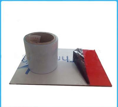 China Water Soluble Self Adhesive Blue PE Metallic Surface Hot Selling Protective Film for sale