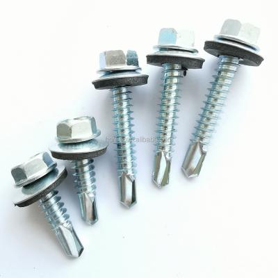 China Best Selling HEX Screw Self Drilling Screw Hex Head With EPDM Seal for sale