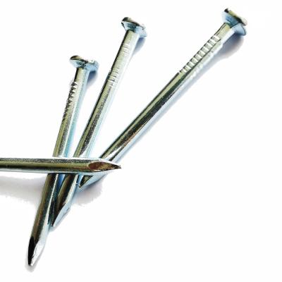 China Hot-selling Flat Porcelain Galvanized Steel Concrete Nails Hardened Steel Concrete Nails for sale