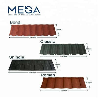 China New Material Building Material Metal Color Roof Tile Factory Price Kenya Stone Chip Roof Tile Factory Wood Roof Tile for sale