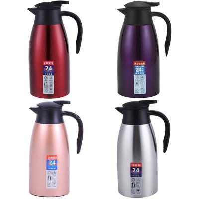 China Sustainable Stainless Steel Food Grade Vacuum Insulation Coffee Carafe Thermal Water Bottle for sale