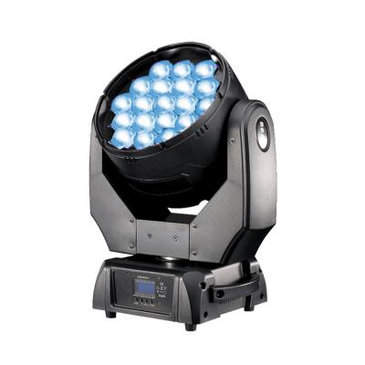 China 19X15W RGBW LED Moving Head Stage Light With Zoom Beam Wash Effect for sale