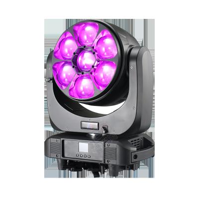 China Stage 7*60W RGBW 4in1 LED Bee Eye Beam Zoom LED Pixel Light Moving Head Lighting for sale