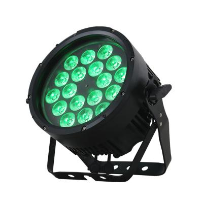 China Professional Outdoor 18*10w ​​4in1 Stage Led RGBW Par Light Stage Stained Light For Wedding Party Lighting for sale