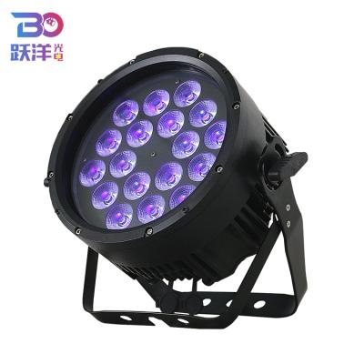 China China suppliers LED stage lighting ip65 18x10w RGBWA 4in1 waterproof par light for DJ disco stage lighting for sale