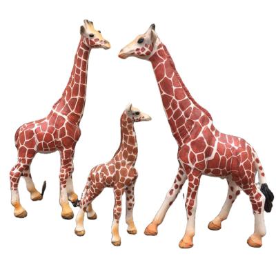 China Giraffe Wild Animal PVC Plastic Model Toys Animal Figures Toys 001 for sale