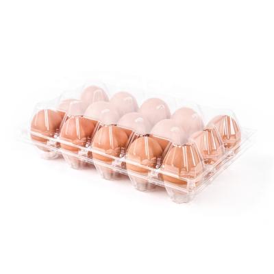 China Other 4/6/8/10/12/15/20/30 Holes Disposable Carton Egg Tray Suppliers Transparent PET Blister Packing Plastic Trays For Eggs for sale