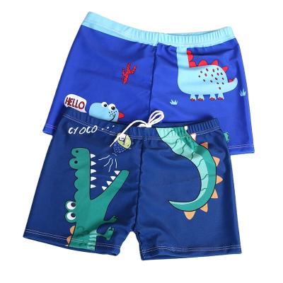 China Wholesale New Boy's Swimsuit Removable Padded Children's Student Loose Flat Angle Youth Swimming Pants for sale