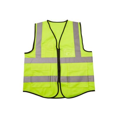 China S-XXL Customized Size Safety Reflective Jacket In 100% Polyester Tricot/Knitting Fabric for sale